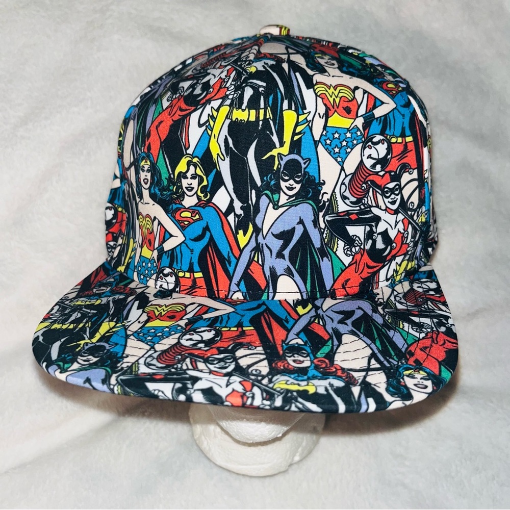 Dc Comics Superhero Patterned Cap One Size - image 2